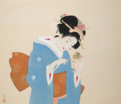 上村松園《かんざし》昭和13年頃