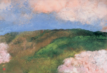 土屋禮一《春の山》平成10年頃